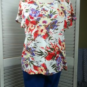 Croft & Barrow Floral Tee